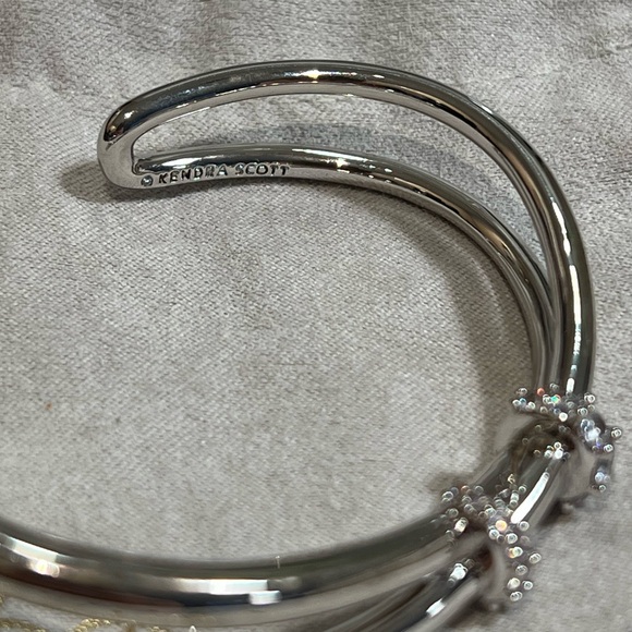 Kendra Scott Silver Modern Cuff Bracelet - Picture 2 of 3